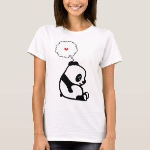 T-shirts Panda triste
