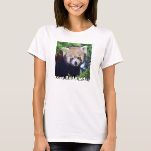 T-shirts Panda vermelha