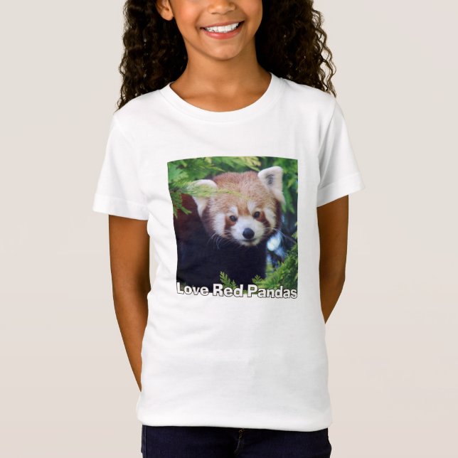 T-shirts Panda vermelha (Frente)
