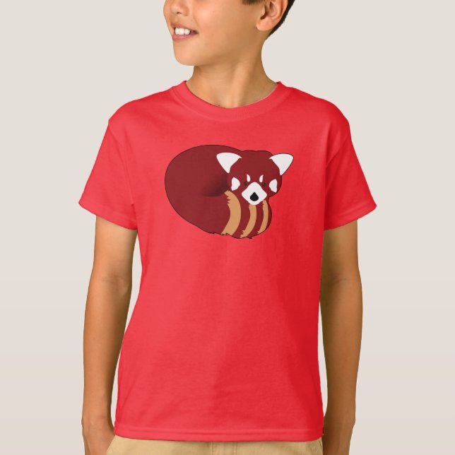 T-shirts Panda Vermelho (Frente)