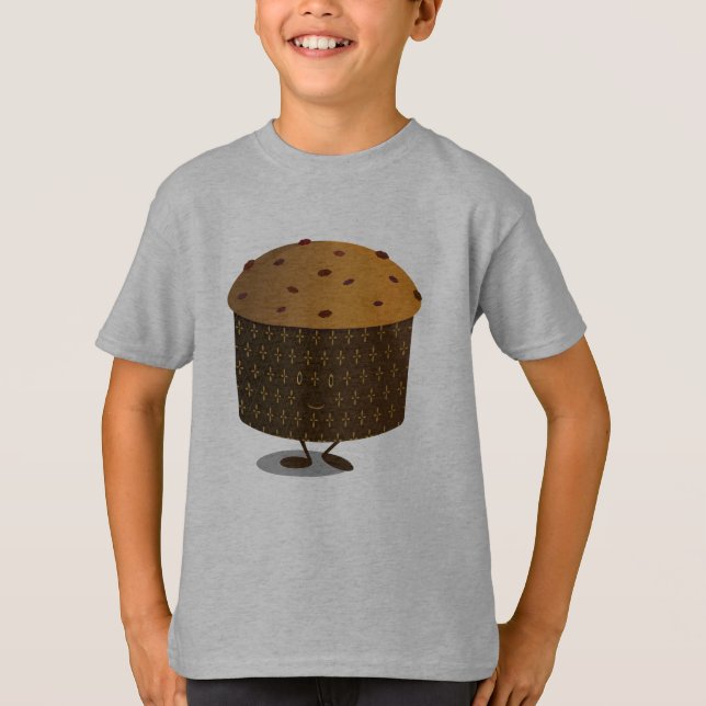 T-shirts Panettone de sorriso (Frente)