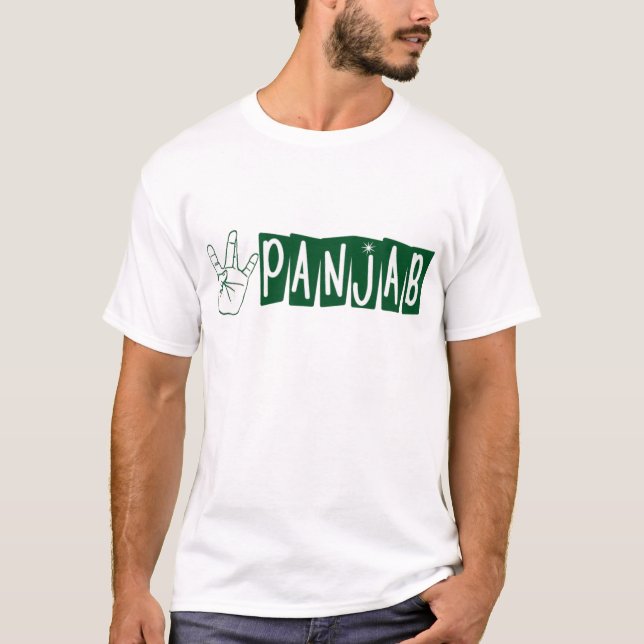 T-shirts Panjab ocidental (Frente)