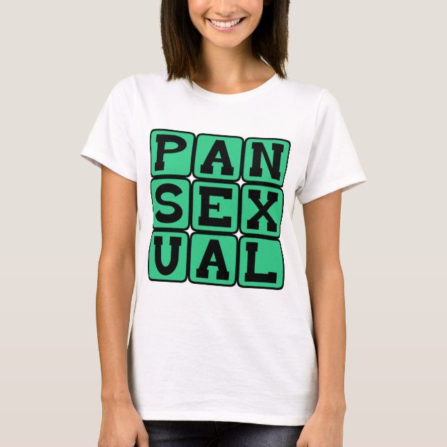 T-shirts Pansexual, Onissexual (Frente)