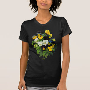 T-shirts Pansies roxos e amarelos azuis por Redoute