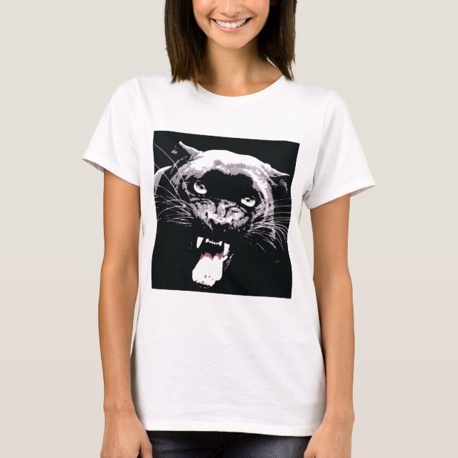 T-shirts Pantera Jaguar Preta (Frente)