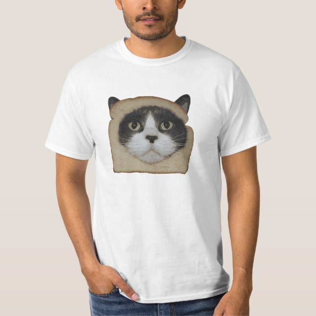 T-shirts Pão De Gato Com Pão (Frente)