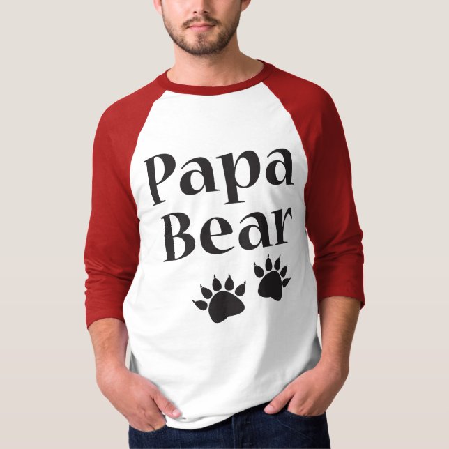 T-shirts Papa Bear (Frente)