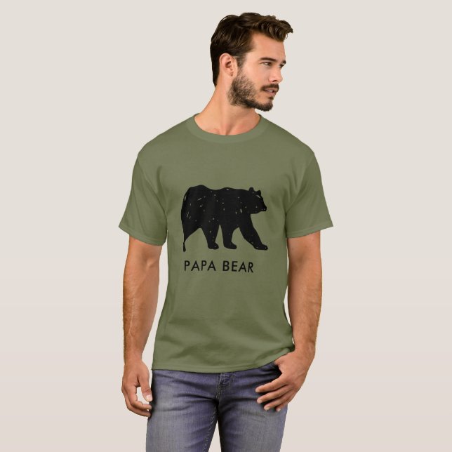 T-SHIRTS PAPA BEAR T SHIRT (Frente Completa)