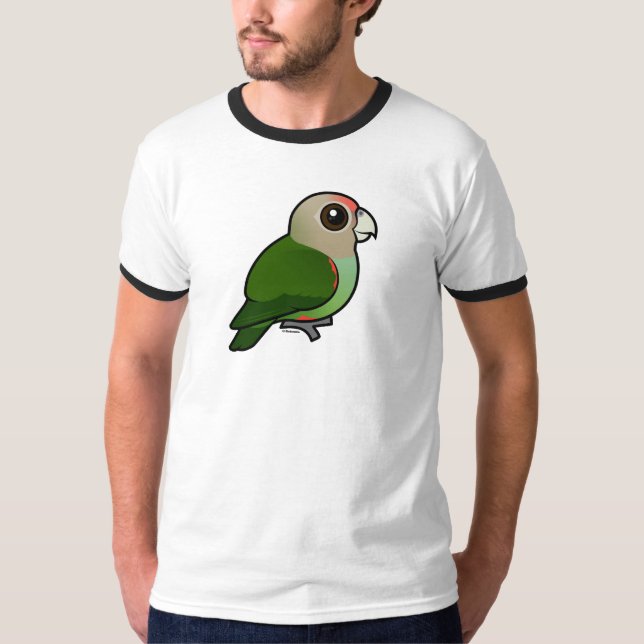 T-shirts Papagaio do cabo de Birdorable (Frente)