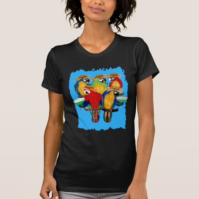 T-shirts Papagaios Bêbados (Frente)