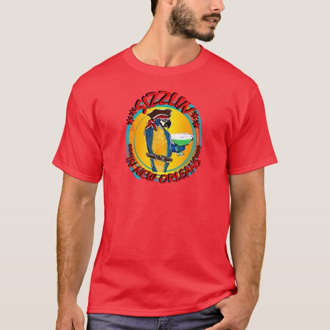 T-SHIRTS PAPAGAIOS SIZZLIN (Frente)