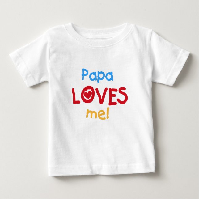 T-shirts Papai me ama (Frente)