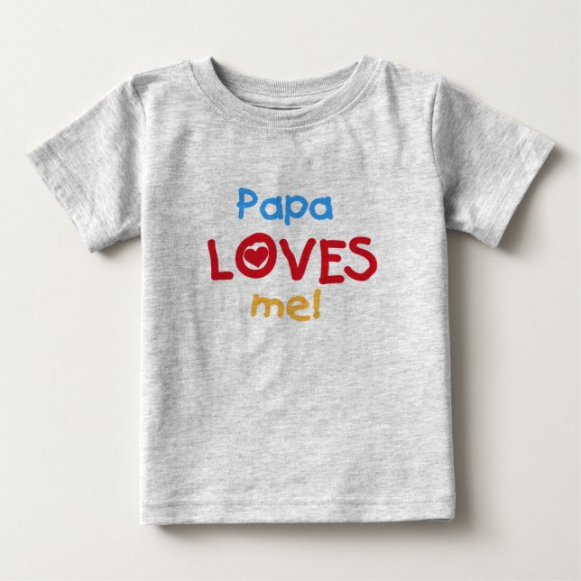 T-shirts Papai me ama (Frente)