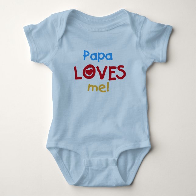 T-shirts Papai me ama (Frente)