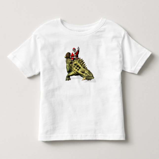T-shirts Papai Noel Andando Em Talarurus (Frente)