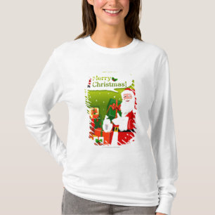 T-shirts Papai Noel com presentes