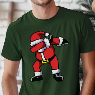 T-shirts Papai Noel Dabbing Natal