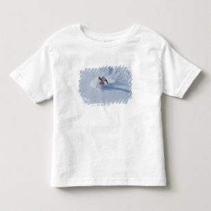 T-shirts Papai Noel Esquiando na Estação de Esqui Snowbird,