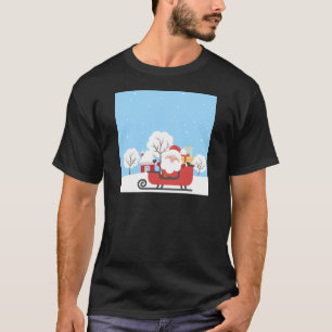T-shirts Papai Noel está vindo