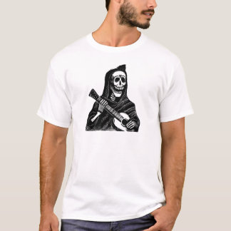 T-shirts Papai noel Muerte (Ceifador mexicano) que joga a