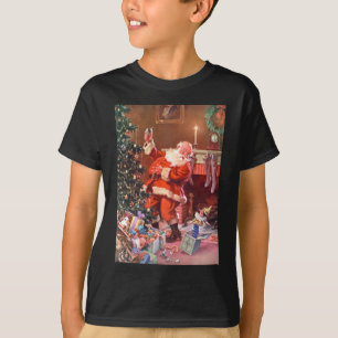 T-shirts Papai Noel na noite antes do Natal