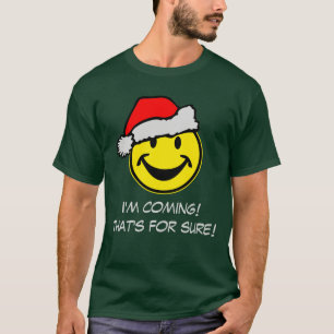 T-shirts Papai Noel seu texto e suas ideias