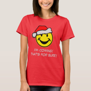 T-shirts Papai Noel seu texto e suas ideias
