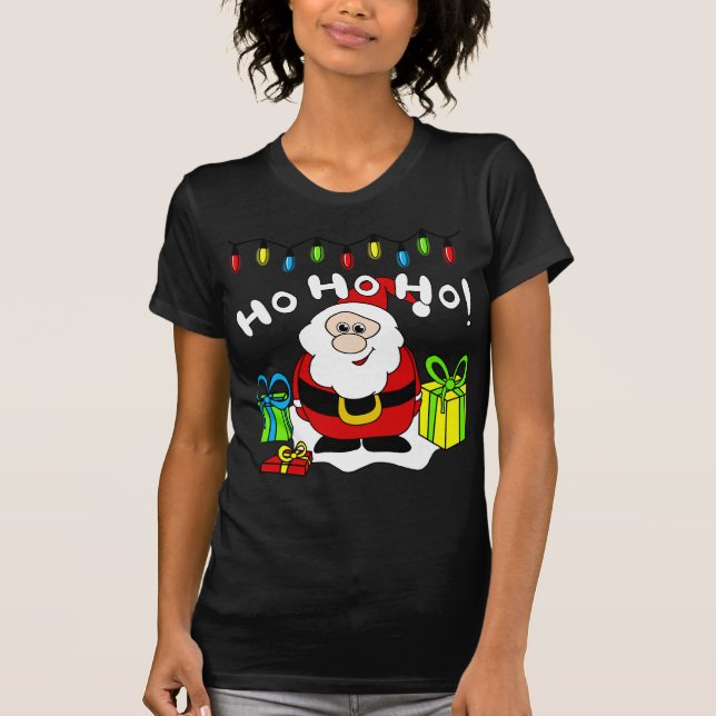 T-shirts Papai Noel - transparente (Frente)