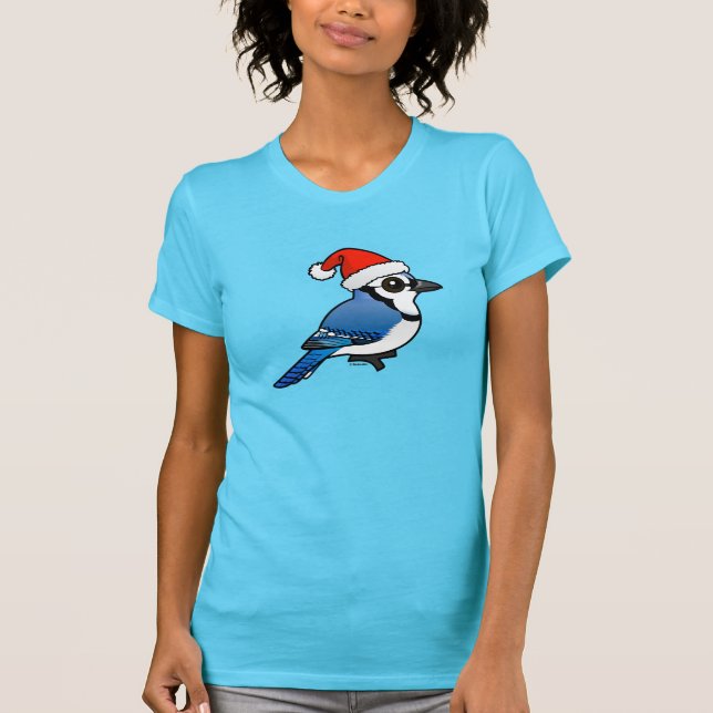 T-shirts Papais noeis Blue Jay (Frente)