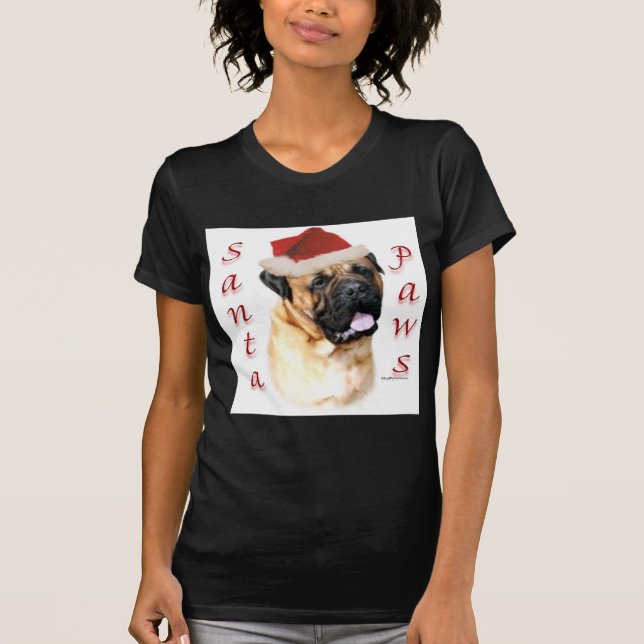 T-shirts Papais noeis Bullmastiff (Frente)