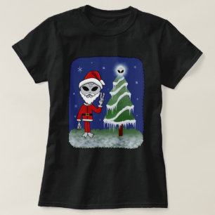 T-shirts Papais noeis de alienígena