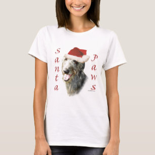 T-shirts Papais noeis de Deerhound escoceses