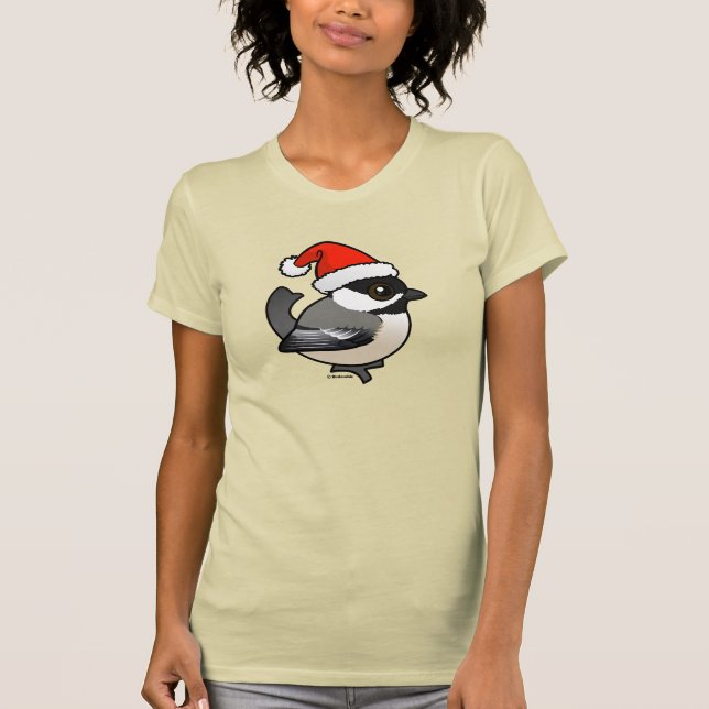 T-shirts Papais noeis de frango (Frente)