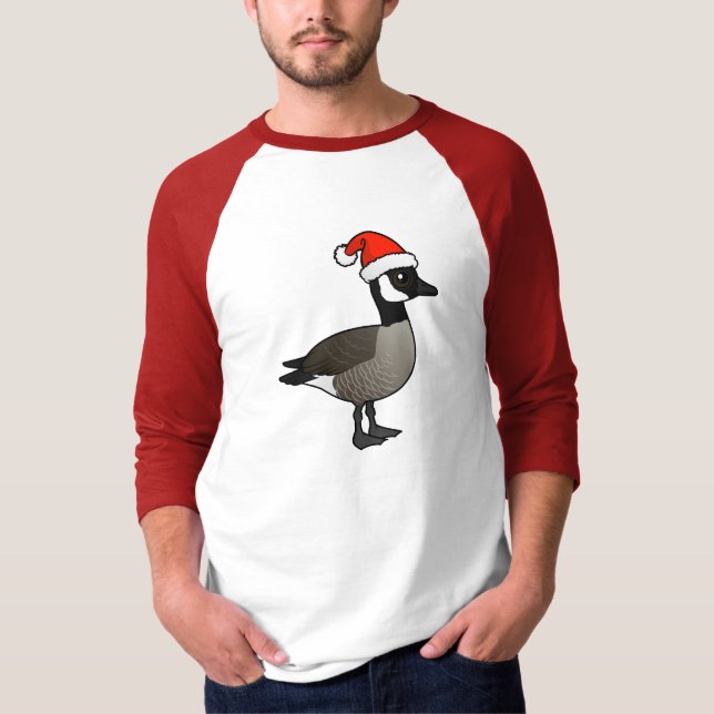 T-shirts Papais noeis de ganso do Canadá (Frente)