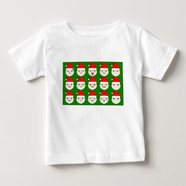 T-shirts papais noeis emoji emoticons (Frente)