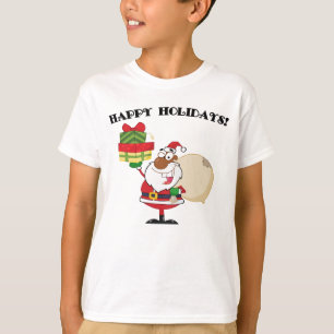 T-shirts Papais noeis pretos com presentes