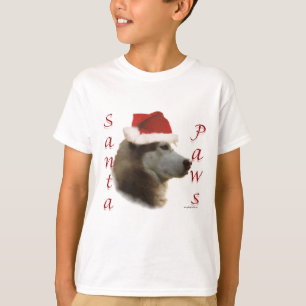 T-shirts Papais noeis Siberian Husky Paws