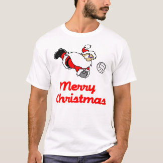 T-shirts Papais noeis VolleyChick Digs Feliz Natal