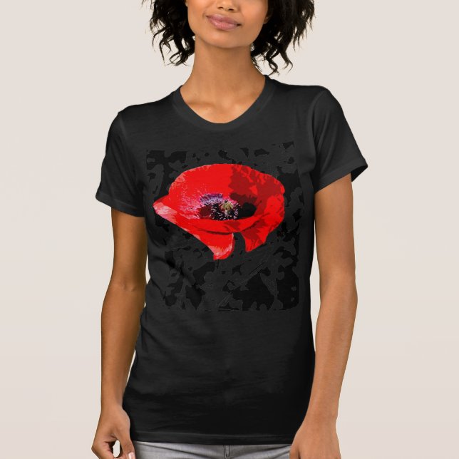 T-shirts Papoila gráfica (Frente)