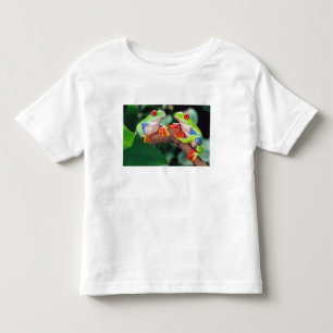 T-shirts Par de Rãs-Árvore de Olhos Vermelhos, Agalychinis
