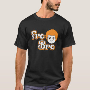 T-shirts Para a obscuridade de Bro - laranja & branco
