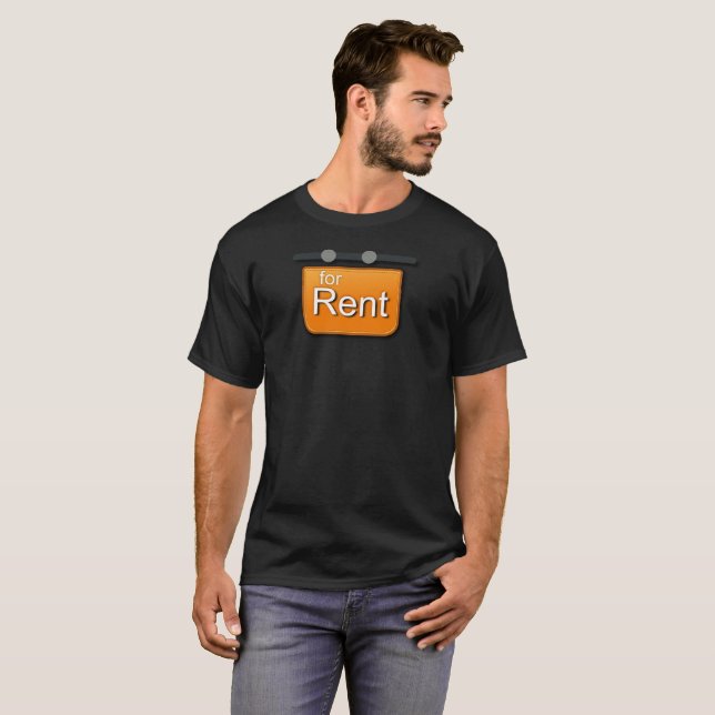 T-shirts Para alugar camisa, para venda! (Frente Completa)
