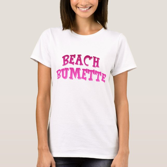 T-shirts para-choques de praia (Frente)