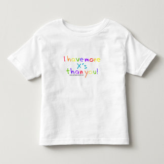 T-shirts Para crianças - eu tenho mais x!