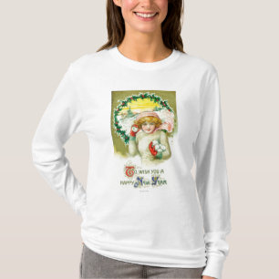 T-shirts Para desejar-lhe uma luta do Snowball do feliz ano