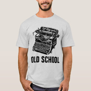T-shirts para máquinas de escrever VINTAGE