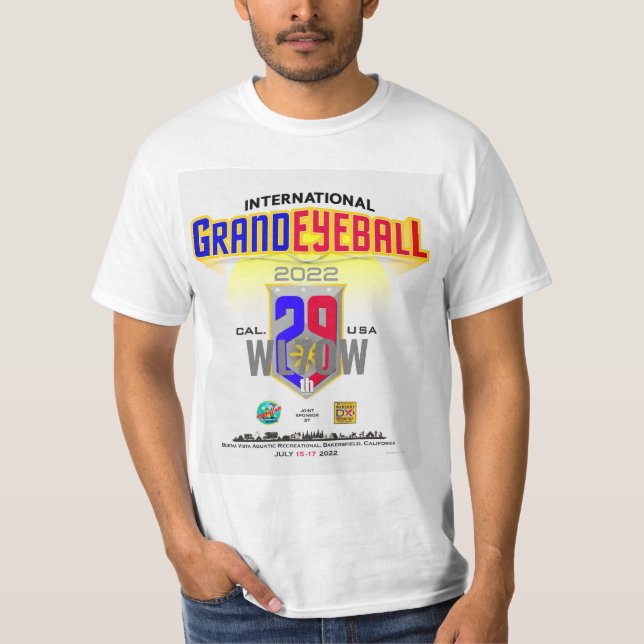 T-Shirts para o 29.o Grand Eyeball Internacional (Frente)