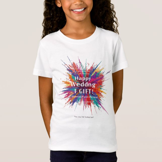 T-Shirts para raparigas (Frente)