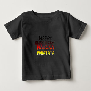 T-shirts Parabéns Hakuna Matata Inspiração