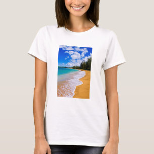T-shirts Paraíso da praia tropical, Havaí
